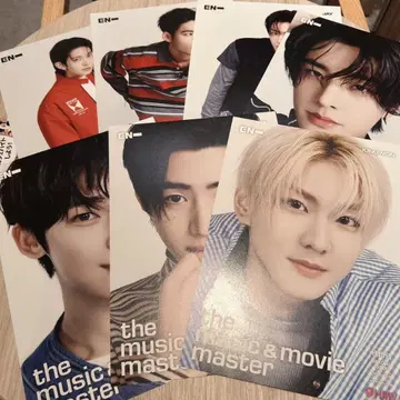 enhypen 새벽 타워레코드 플라이어 x7