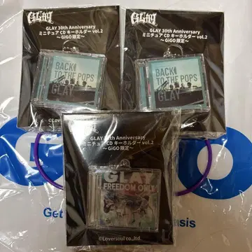 gigo 한정판 glay 미니어처 CD 키링