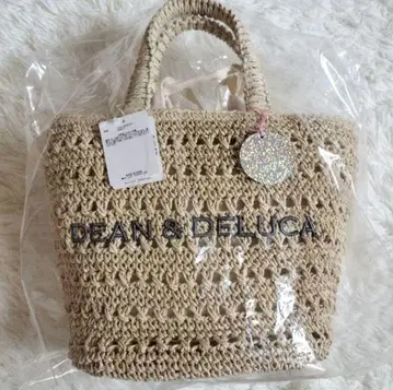 DEAN & DELUCA 빔즈 크로셰 바스켓 백 S 내추럴