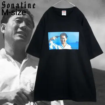 [새상품] SONATINE 키타노 타케 T셔츠 블랙 1