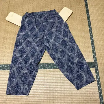 기모노 리메이크 유카타 원단으로 만든 편안한 바지
