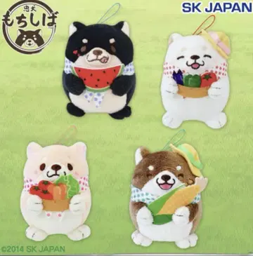 충견 모찌시바 파머 스타일 마스코트 전4종 세트