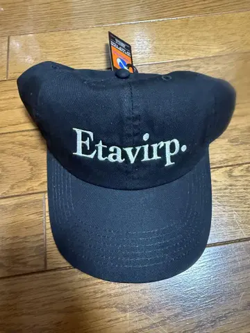 Etavirp 캡 블랙 미사용 택 포함