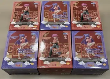 란마 1/2 Luminasta 사오토메 란마 샴푸 피규어 6개