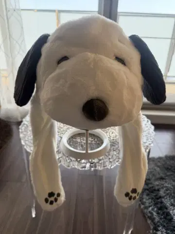 스누피 봉제 인형 모자