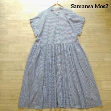 Samansa Mos2 사만사 모스모스 코튼 개더 원피스 F