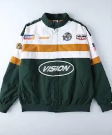 VISION 나일론 자켓 그린