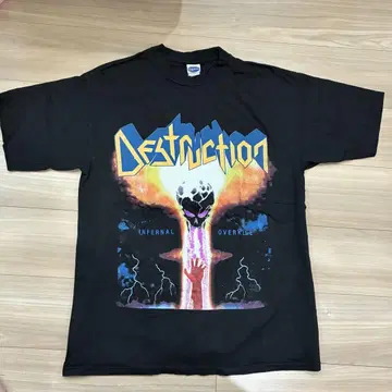 Destruction 밴딩 티셔츠 데스트럭션 저먼 메탈
