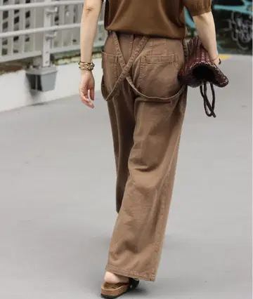 새상품 plage Suspenders 팬츠