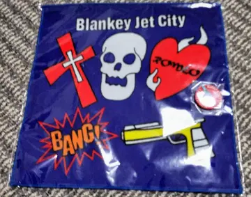 Blankey Jet City 핸드 타월 가챠 캔뱃지 세트