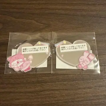 NiziU 미이히 NIZOO 뿅뿅 아크릴 거울 스티커 세트