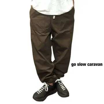 새상품 go slow caravan 벨트 베이커 팬츠 아웃도어