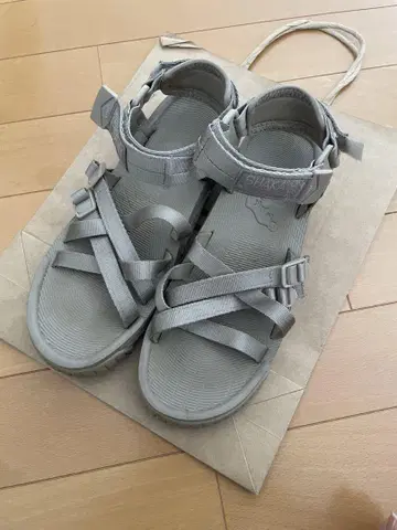 SHAKA 스포츠 샌들 핑크 베이지 23cm