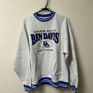 BEN DAVIS 맨투맨 트레이닝복 그레이