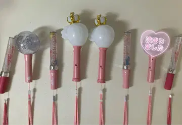 응원봉 4개 세트 하트형 왕관 포함