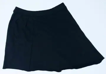 마리콴트 블랙 불규칙 헤름 스커트