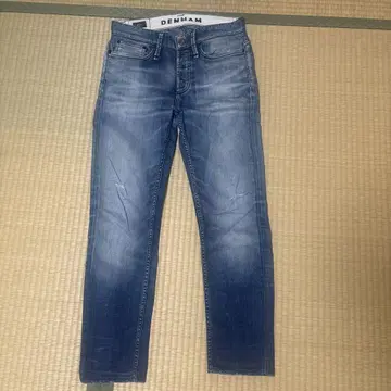 DENHAM 스키니 데님 블루