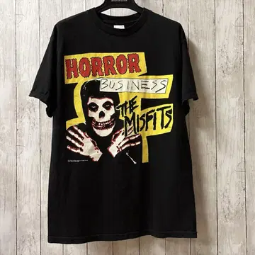 The Misfits HORROR BUSINESS 블랙 티셔츠 2001