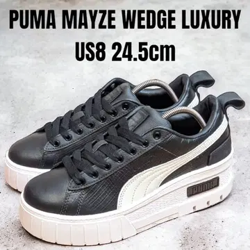새상품급 PUMA MAYZE WEDGE 푸마 24.5cm 통굽 스니커즈