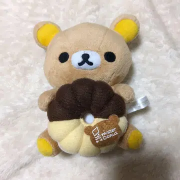 리락쿠마 미스터 도넛 봉제 인형