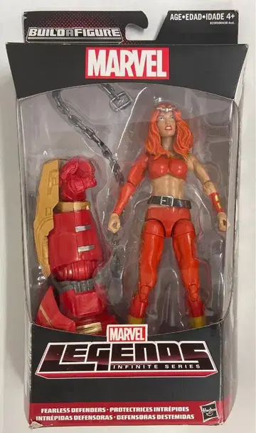 HASBRO 헐크버스터 썬드라 / FEARESS DEFENDERS 6인치