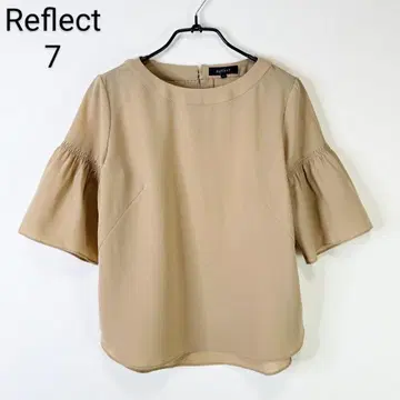Reflect 린넨 느낌의 원단 셔링 블라우스