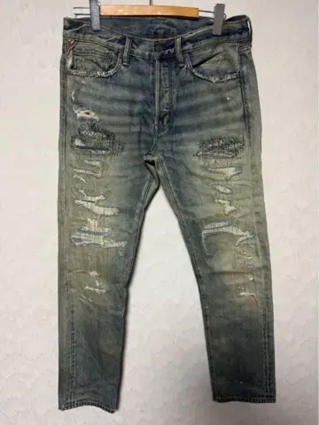 데님 앤 서플라이 랄프 로렌 데님 진 SLIM W32 리페어