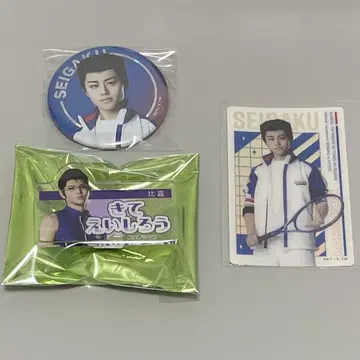 테니뮤 팝업 이름 클립 캔뱃지 오로라 카드 나무 손 복숭아
