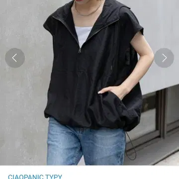 차오패닉 티피 시어 린넨 아노락 베스트