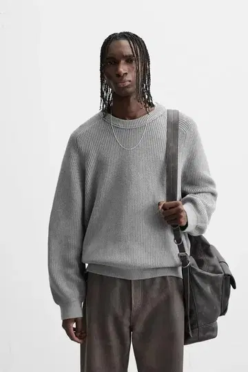 ZARA 자라 릴랙스 핏 텍스처 스웨터 S 완판템
