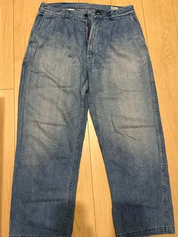 orSlow 오어슬로우 남성용 와이드 데님 M 사이즈 청바지 데님