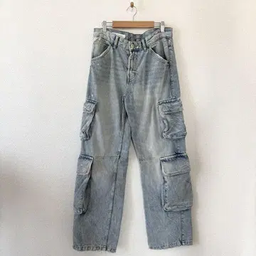 ZARA 데님 카고 팬츠 EUR36
