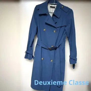 DEUXIEME CLASSE 파랑 트렌치코트
