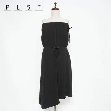 새상품 PLST 비대칭 컷 원피스 블랙 사이즈 2*ED1019