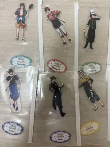 와이텔즈 기묘한 카페 순회 아크릴 스탠드 전종 세트