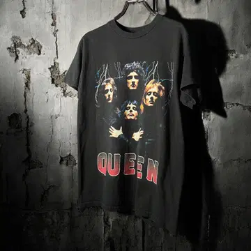 QUEEN 밴딩 티셔츠 블랙 퀸 보헤미안 랩소디