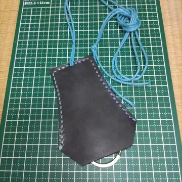 핸드메이드 가죽 공예 천연 가죽 크로셰 히메지 가죽 다크 그레이