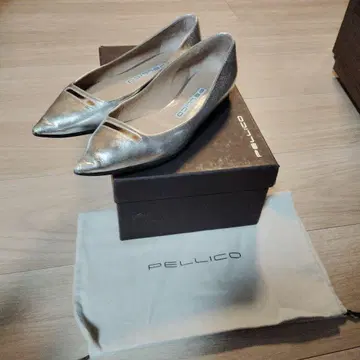 PELLICO 실버 스틸레토 펌프스