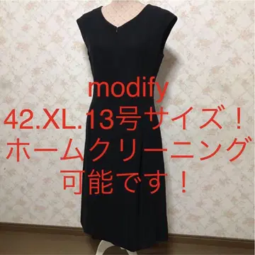 modify/모디파이 빅 사이즈! 종아리 기장 슬리브리스 원피스 42