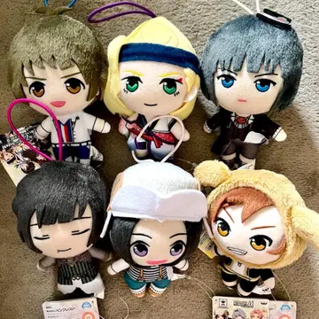 아이돌 마스터 SideM 봉제 인형 6종 밴딩 스트랩 포함