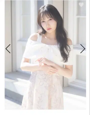 evelyn 빅 리본 오프 숄더 TP