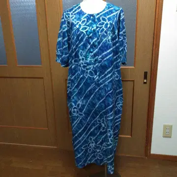 패턴 코튼 실크 원피스 일본풍 패턴 기모노 리메이크 미세스 시니어