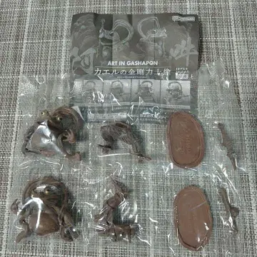 [익명 배송] 개구리 금강역사상 ART IN GASHAPON 목상 컬러