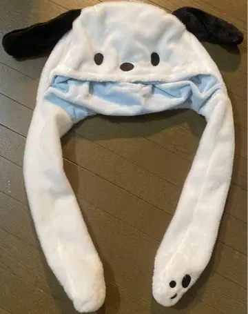 산리오 포차코 귀가 움직이는 삐걱거리는 모자