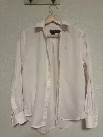 폴로 랄프 로렌 랄프 로렌 긴팔 셔츠 핑크 XS 린넨 100