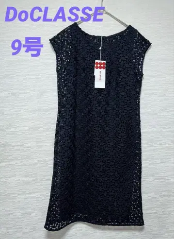미사용품 DoCLASSE 두클라쎄 원피스 전체 레이스 9호 포멀