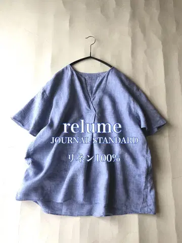 저널 스탠다드 relume 린넨 100% 풀오버