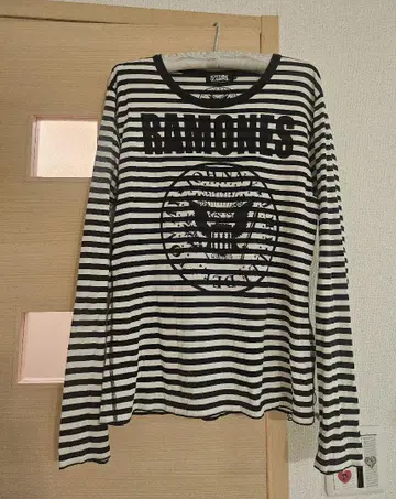 HYSTERIC GLAMOUR RAMONES 긴팔 티셔츠