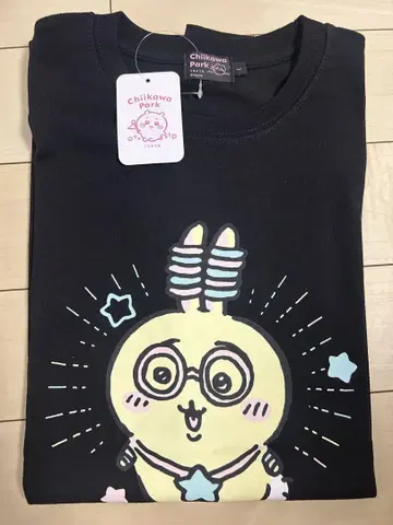 치이카와 파크 축광 T셔츠 빛나는 토끼 L