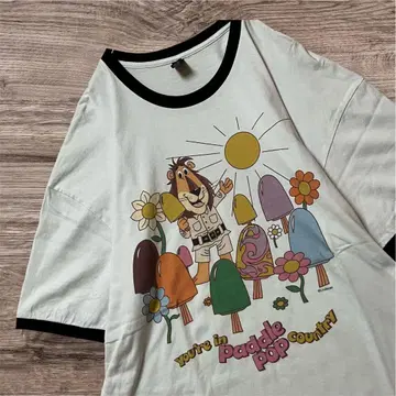 [수입 구제 의류] Paddle Pop 남성용 링거 티셔츠 2XL